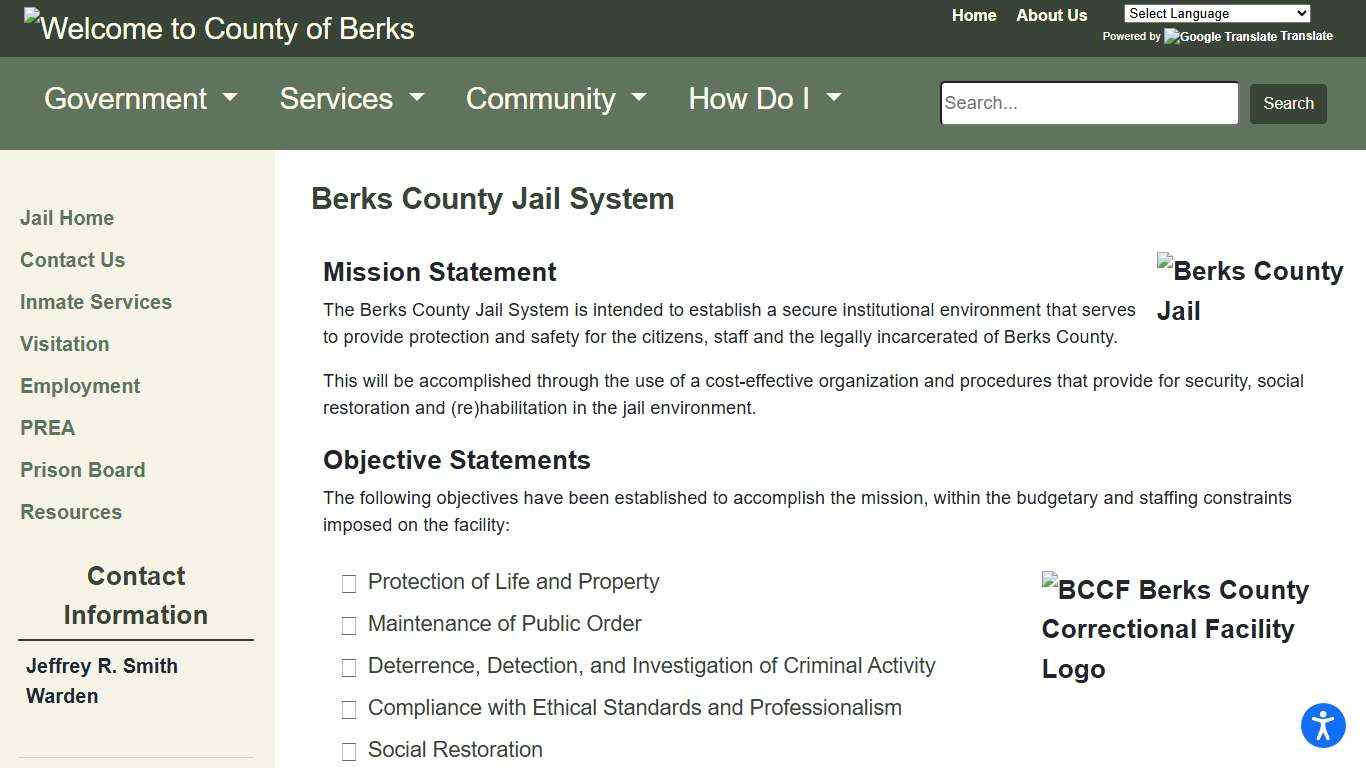 Berks County - Jail System